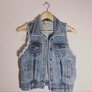 Sea Gypsies by Lost cutoff jean vest